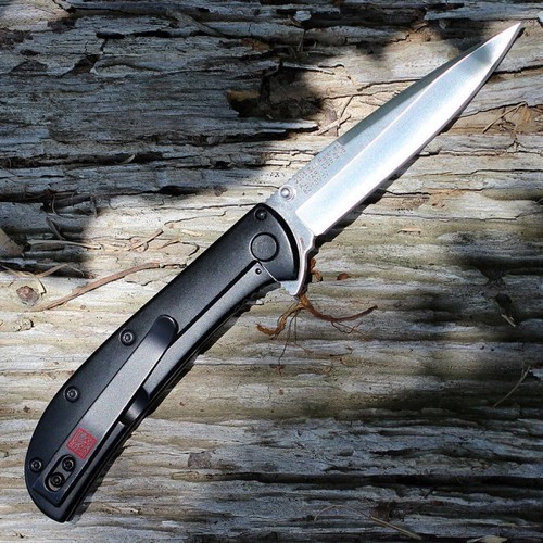 KERSHAW - Al Mar AM-3 G-10 Spring Assist SPEEDSAFE A/O Flipper knife KAI 2335 - Picture 2 of 9
