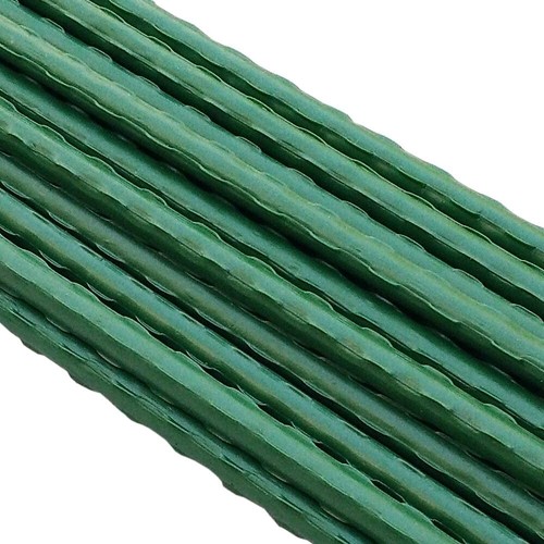Plastic Coated Steel Garden Stakes 1.48 Ft Sturdy Tomato Stakes 25 Pack - Picture 4 of 7