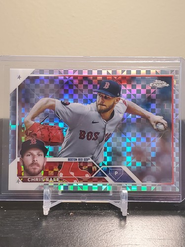 2023 Topps Chrome - CHRIS SALE - X-Fractor - Red Sox #131 - Picture 1 of 2
