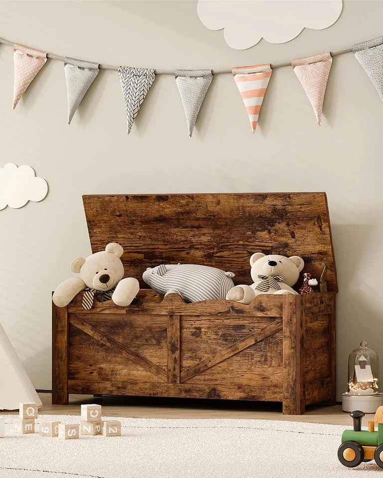 Panche contenitore per ingresso, Panca con portaoggetti, Cassapanca, Pouf Organi - Immagine 4 di 4