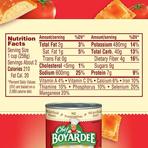 Chef Boyardee Cheese Ravioli in Tomato Sauce 15 oz 12 Pack - Picture 7 of 8