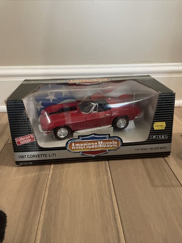 1991 ERTL American Muscle 1:18 1967 Chevrolet Corvette  Convertible L-71 WithBox - Picture 1 of 6