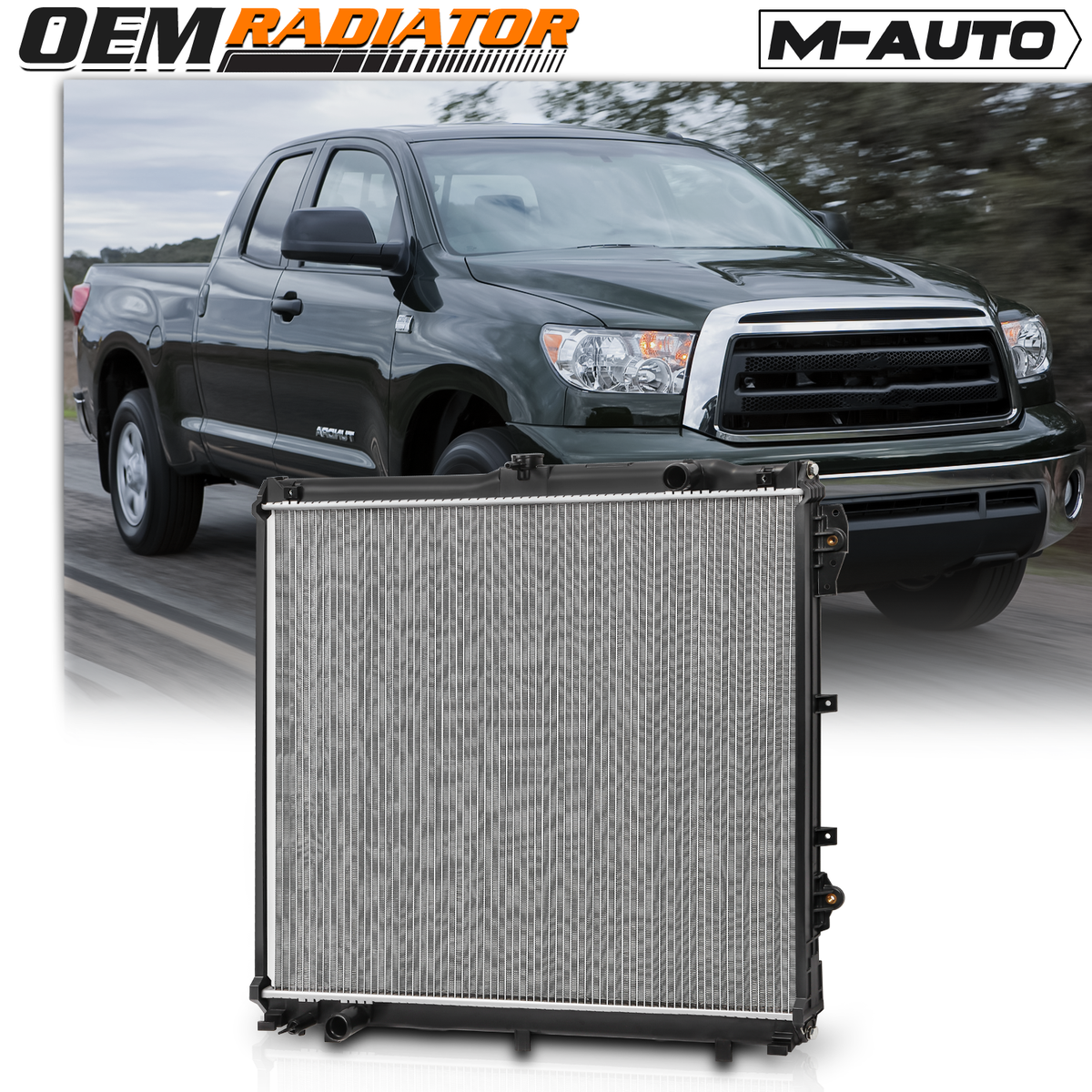 2993 Aluminum Cooling Radiator OE Replacement fit 2007 - 2014 