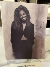 Janet Jackson Autographed World Tour Programme JSA