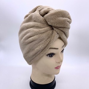RAPID DRYING HAIR TOWEL CAP--Thick Absorbent Shower Cap Many Colors