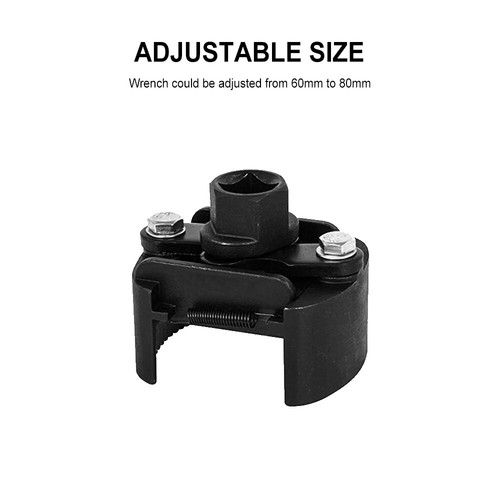 Llave de filtro de aceite universal coche herramienta para coche moto filtro de aceite 60 a 80 mm - Imagen 2 de 9