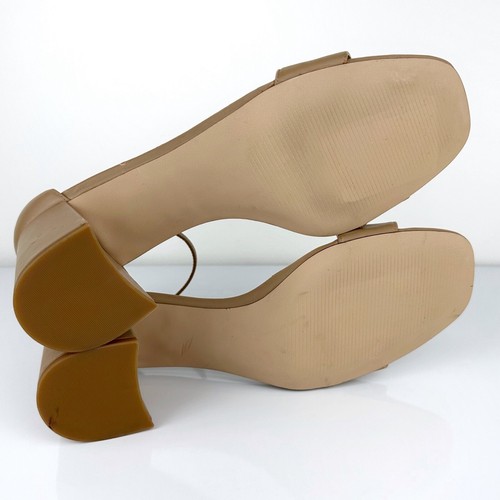 Sandalias para mujer Nordstrom Lanna con correa al tobillo de cuero tostadas talla 11 - Imagen 10 de 10