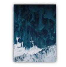 Wash Framed Canvas Stretched Ready to Hang 50x40 Home decor Gift.