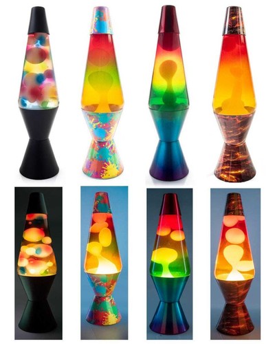 NG8 Diamond Glitter Motion 36cm Magma Lava Lamp Night Light Office Bedside Decor - Picture 2 of 16