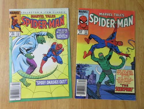 4 Newsstand MARVEL TALES/SPIDER-MAN: #159, 178, 185 +158 *Very Bright & Glossy!* - Picture 3 of 6