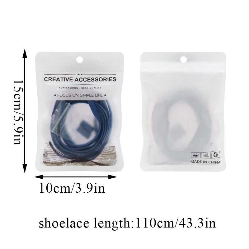 Elastic Silicone No Tie Lazy Shoe Laces Shoelaces Trainers For Adults Kids ACC✔ - Image 4 of 4