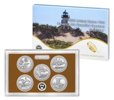 2018-S US Mint America the Beautiful Quarters. Proof Set Original Box & COA