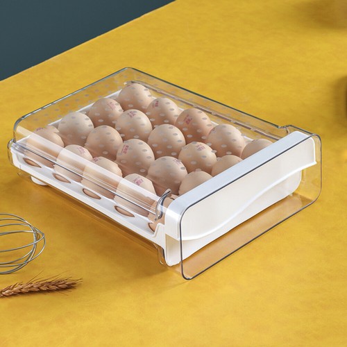 Generic K?hlschrank Eier Aufbewahrungsbox Frischhalte Organizer Eierhalter Schub - Bild 14 von 18