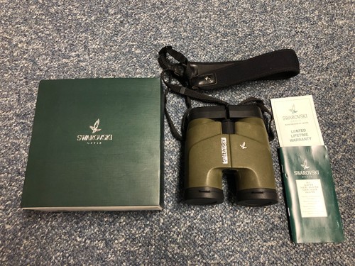 Swarovski SLC 10x42 WB Habicht Binoculars Green Box - Very Good Condition