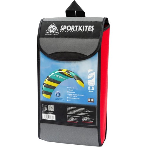 Power Kite - HQ Symphony Beach III 1.8 mtr Aqua Ready to Fly Outdoor Package - Picture 2 of 3