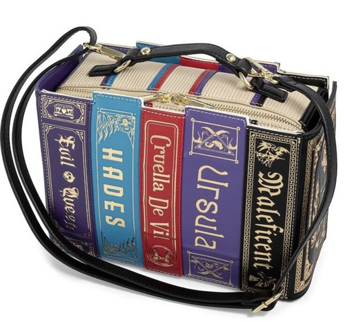 Loungefly Stitch Shoppe Exclusive Disney Villains Book Crossbody NWT SOLD OUT - Picture 3 of 12