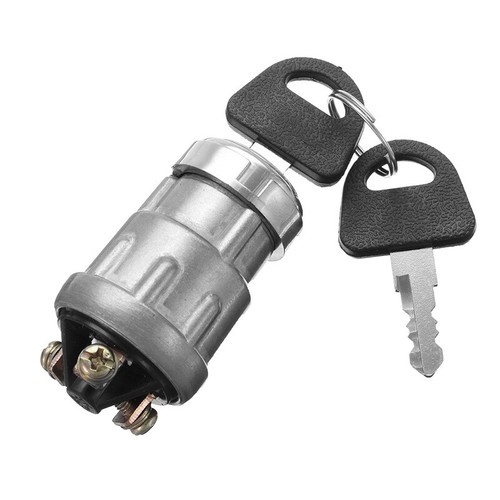 Universal Car Solid Metal Ignition Starter Cylinder Switch Lock With 2 Keys - Picture 3 of 6