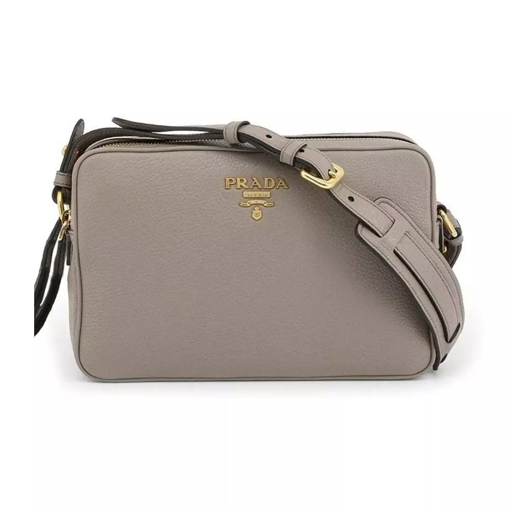 Prada Double Zip Camera Bag Vitello Phenix Medium