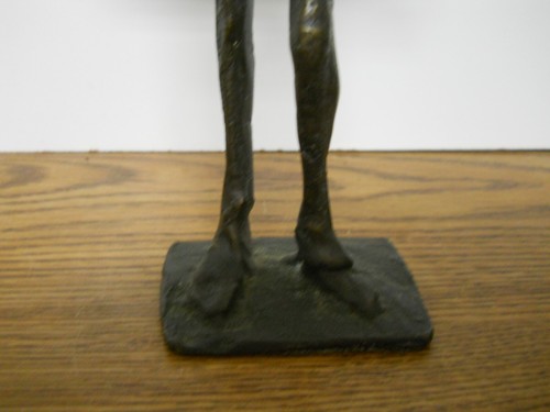 Guitarrista de bronce estatua MCM banda de jazz figura músico fundido brutalista de colección - Imagen 4 de 8