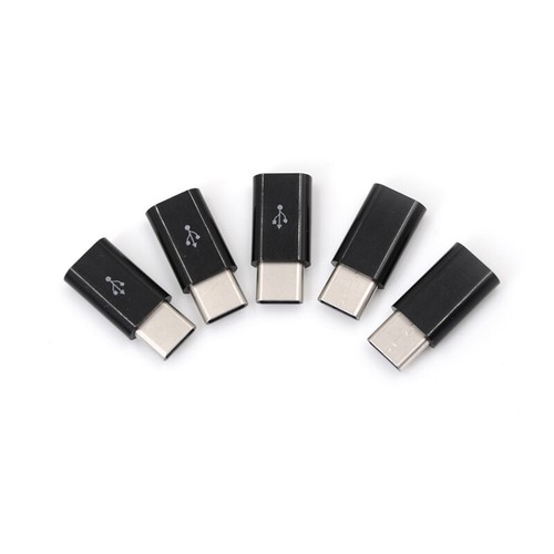5X USB Typ-C Micro-Stecker auf USB 3.1 Buchse Konverter USB-C-Adapter-ToolZ Vzk - Afbeelding 3 van 13