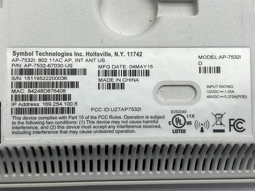 Symbol Technologies AP-7532i Wirless Access Point AP-7532-67030-US Lot of 10 - 第 5/5 張圖片