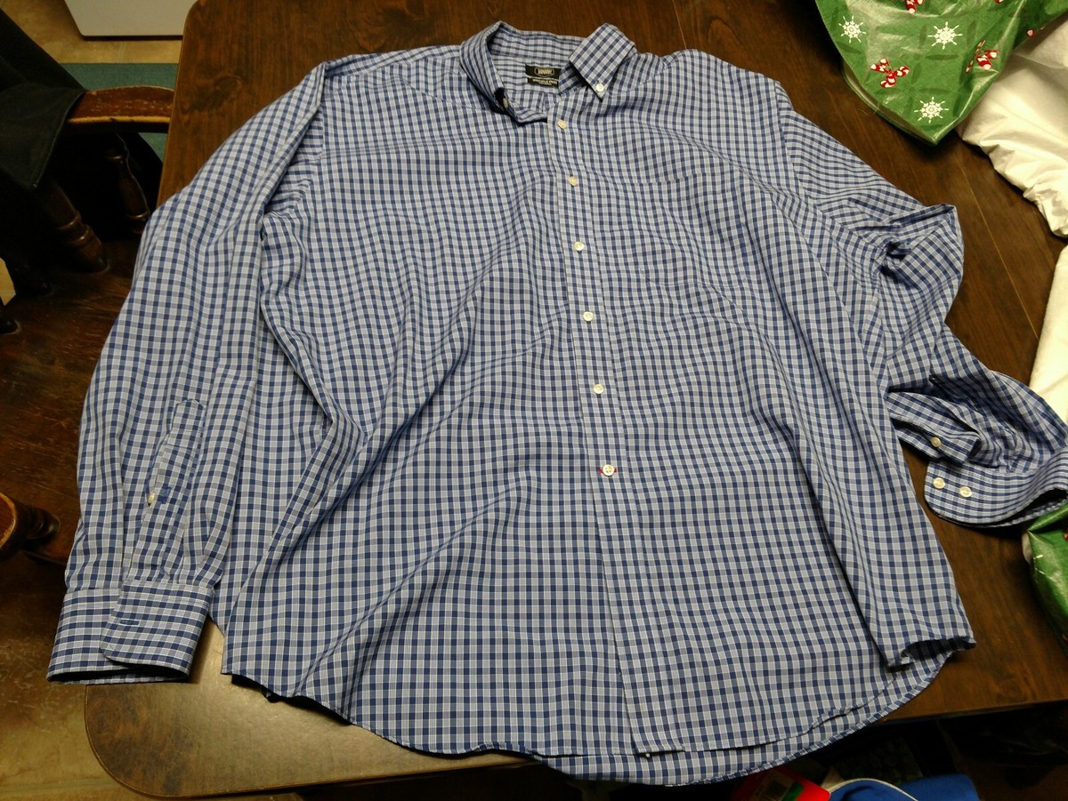 NWOT Berkley Jensen Light Dark Blue Checked Long Sleeved NWOT Berkley Jensen Light Dark Blue Checked Long Sleeved
