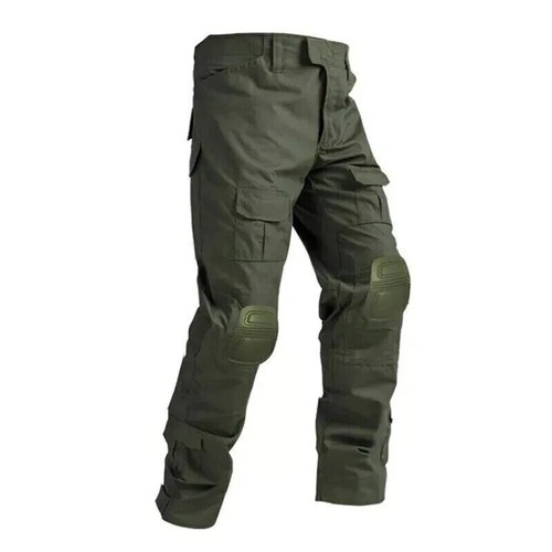 Uniforme Táctico de Combate Militar Ejército Pantalones Chaqueta Set Traje de Paintball Rodilleras - Imagen 90 de 168