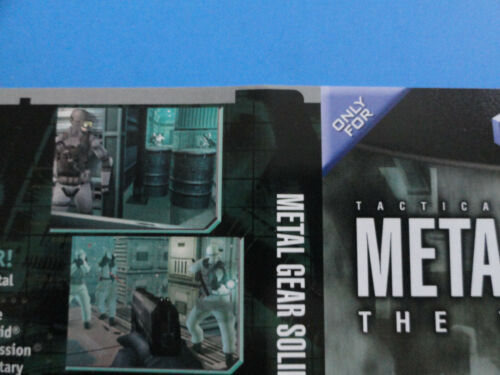NINTENDO GAMECUBE METAL GEAR SOLID THE TWIN SNAKES ORIGINAL COVER **OHNE SPIEL** - Bild 5 von 12