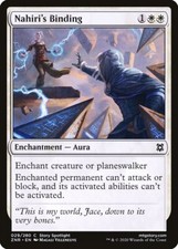 Magic the Gathering (mtg): ZNR: Nahiri's Binding (x 4)