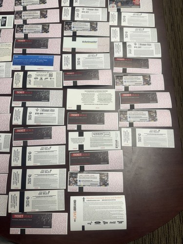 Huge Concert Ticket 70 Lot Justin Bieber Shakira Arianna Grande NKOTB +More FULL - Picture 15 of 16