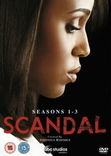 Scandal: Seasons 1-3 DVD (2015) Kerry Washington - 13 discs - 47 Episodes 33 Hrs