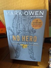 No Hero The Evolution of a Navy SEAL by Mark Owen Hardcover DUSTJACKET