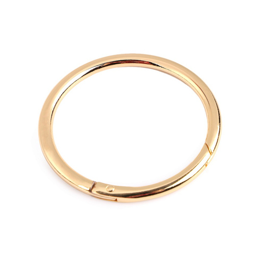 Karabiner Ring 50mm Gold, Silber, Schwarz, Altmessing - 1 / 5 / 10 Stk. - Picture 2 of 9