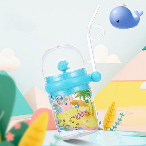 Cup Water Bottle Straw Cup Cute Children's Plastic Cup for Kid Brilliantant} - Bild 4 von 17