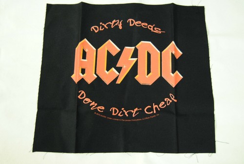 AC/Dc Dirty Deeds Done Cheap Back Toppa Nuovo Official Ride On Problem Child - Picture 1 of 3