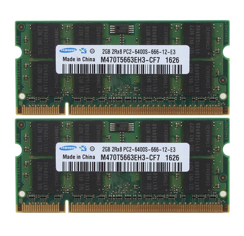 Samsung Kits 10pcs 2GB 2Rx8 PC2-6400 DDR2 800Mhz CL6 SODIMM Laptop Memory RAM #D - Picture 8 of 12