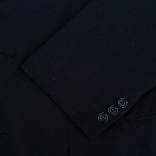 Rare Vtg Comme Des Garcons Homme Plus Black Polyester 1/2 Lined Blazer M Jpn EUC - Picture 6 of 12