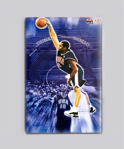 Vince Carter / Team USA Olympics Dunk - 2" x 3" POSTER MAGNET (nba Raptors - Bild 1 von 3