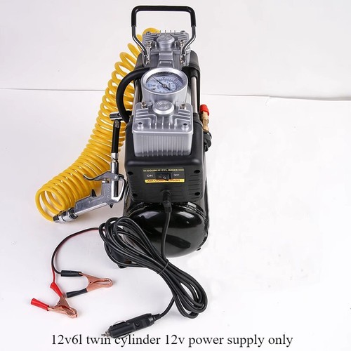 Mini Compressore Aria Pompa Gonfiabile Auto Piccola con Serbatoio Aria12V220v per Uso Domestico - Foto 17 di 19