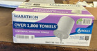 Marathon Premium Centerpull 1-Ply Paper Towels, White (303 sheets/roll, 6 rolls)