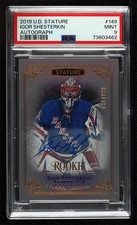 2019 Upper Deck Stature Rookies /199 Igor Shesterkin PSA 9 MINT Rookie Auto RC