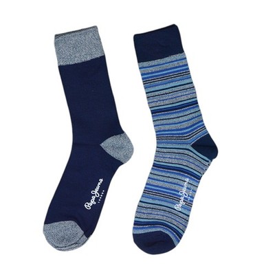 PEPE JEANS Herren Socken Stiefel Arbeitskleidung 2er Pack Baumwolle Sport Crew Socke GESCHENK 6 - 8,5