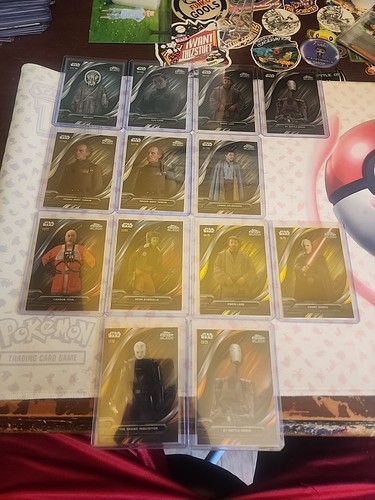 Topps Chrome Black Star Wars 13 Numbered Card Lot /25,/50,/75, /99, /199