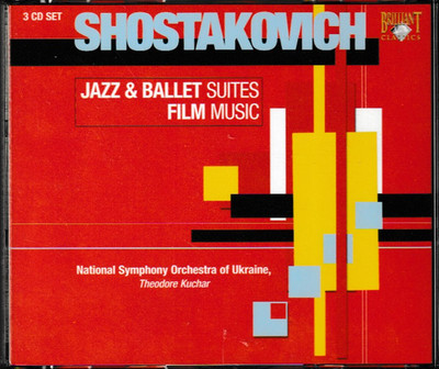 Dimitri Shostakovich - Jazz & Ballet Suites/ Film Music, CD-Box mit 3 CDs