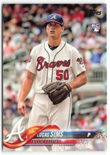 2018 Topps Lucas Sims RC Atlanta Braves #278