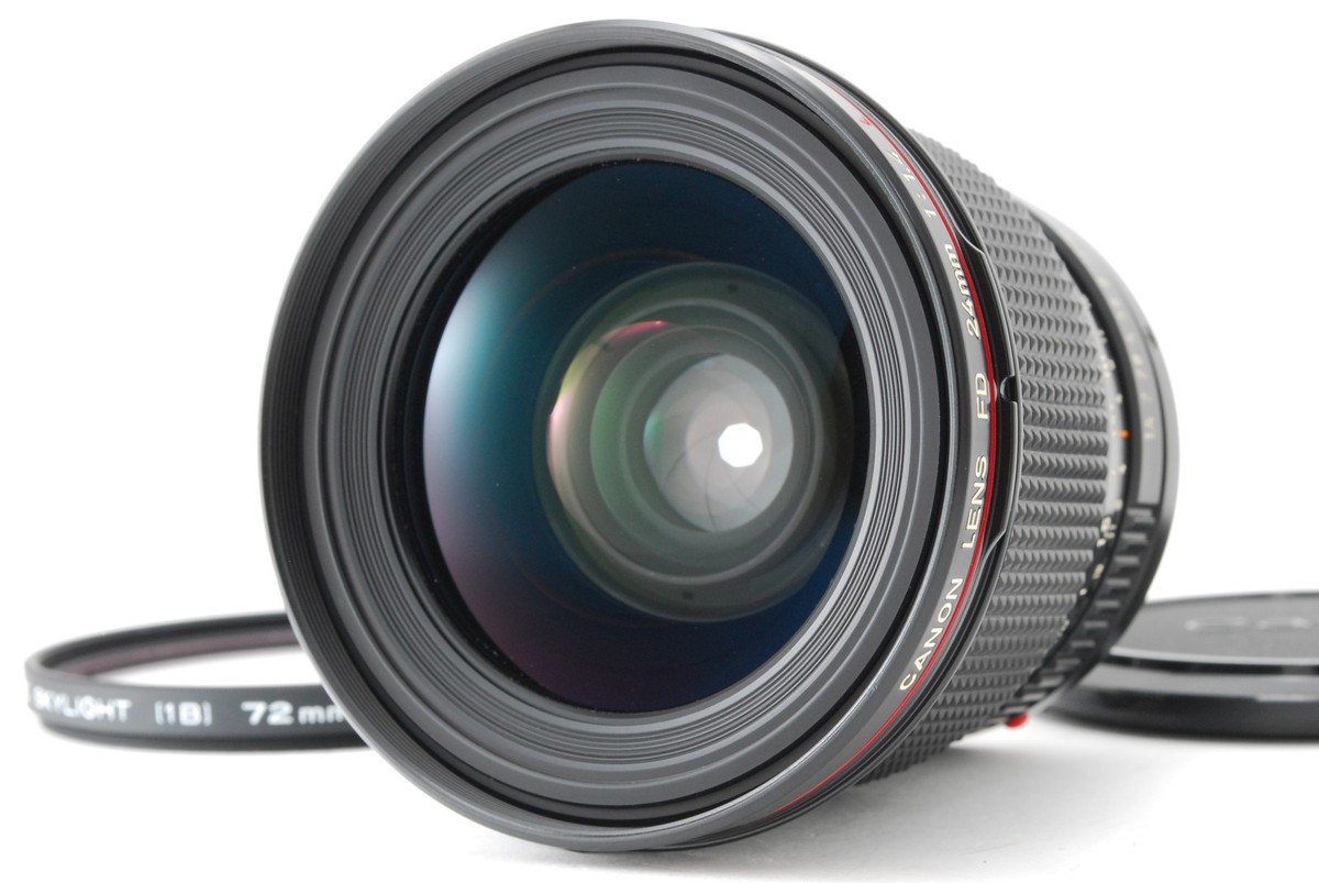 Canon New FD 24mm f1.4 L キャノン レンズ 希少 MINT] Canon New FD NFD 24mm f1.4 L MF Wide Angle Lens From