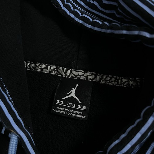 Jordan Hoodie Herren 3XL Blau Pullover Sweatshirt Basketball Jumpman Vintage - Bild 4 von 14