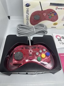 Retro-bit Sega Saturn Controller Pink Limited Run Edition