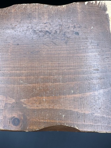 Antiker handgefertigter primitiver rustikaler Bauernhocker aus Holz - Bild 5 von 11