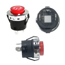 2 Pcs Power Button Switch Push Start Replacement Parts for Kids Ride On Toy